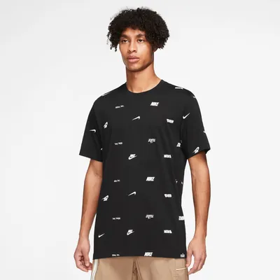 Nike Mens Nike NSW Club+ All Out Print T-Shirt