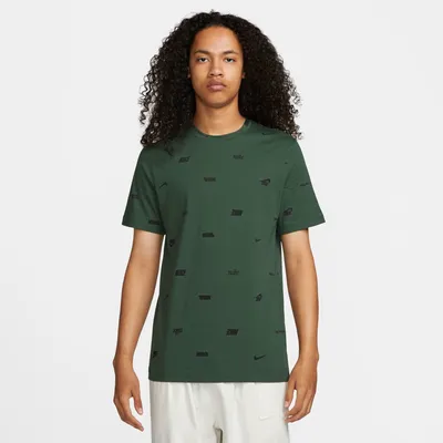 Nike Mens Nike NSW Club+ All Out Print T-Shirt