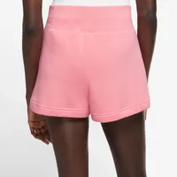 Nike Womens Nike Fleece HR Shorts - Womens Coral Chalk Size L
