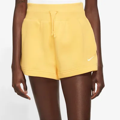 Nike Womens Nike Fleece HR Shorts - Womens Topaz Gold Size XL