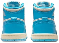 Jordan Boys Retro 1 High OG - Boys' Toddler Basketball Shoes Blue/Powder Blue