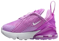 Nike Boys Air Max 270 - Boys' Toddler Running Shoes White/Rush Fuchsia