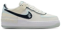 Nike Womens Air Force 1 Shadow - Shoes Sail/Armory Navy/Glacier Blue