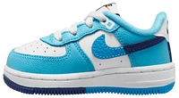 Nike Boys Force 1 LV8 2 - Boys' Toddler Basketball Shoes Light Photo Blue/White