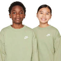 Nike Girls Club Fleece Oversized Crew LBR