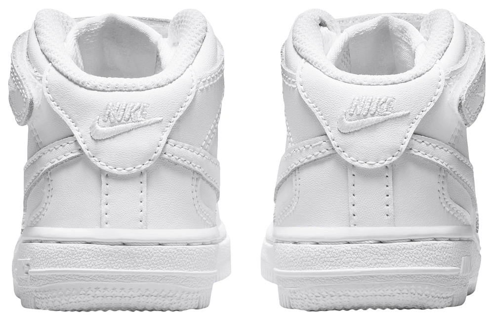 Nike Boys Nike Air Force 1 Mid LE - Boys' Toddler Shoes White/White/White Size 04.0