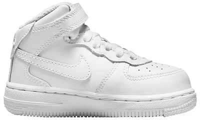 Nike Boys Nike Air Force 1 Mid LE - Boys' Toddler Shoes White/White/White Size 04.0