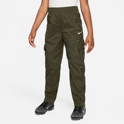 Nike Girls NSW Woven HR Cargo Pants ODP - Girls' Grade School Khaki