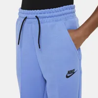 Nike Girls Tech Fleece Joggers - Girls' Grade School Black/Polar/Black