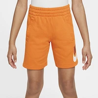 Nike Boys Club Shorts - Boys' Grade School Orange/Orange