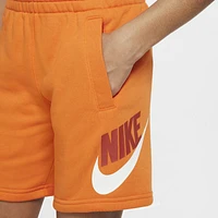 Nike Boys Club Shorts - Boys' Grade School Orange/Orange