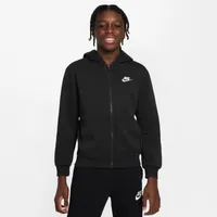 Nike Boys NSW Club Fleece Full-Zip LBR Hoodie - Boys' Grade School