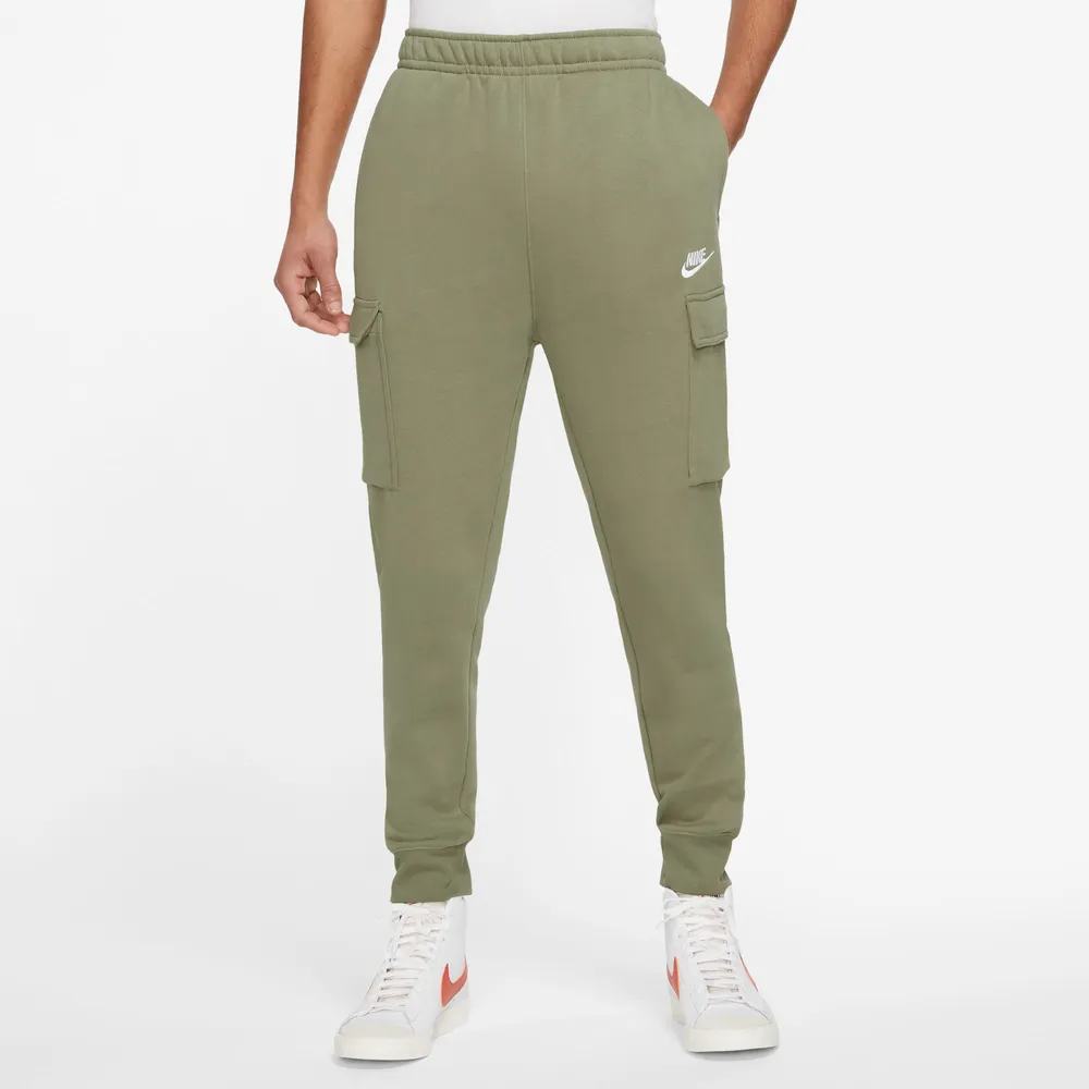 Nike Mens NSW Cargo Club Pants - White/Olive