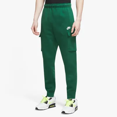 Nike Mens Nike NSW Cargo Club Pants - Mens White/Green Size L
