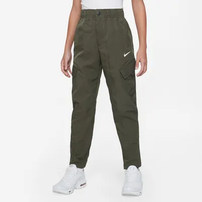 Nike Boys Woven Cargo Pants - Boys' Grade School Khaki/Cargo Khaki