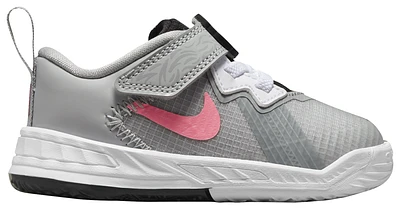 Nike Boys Nike Lebron XVIII Low - Boys' Toddler Basketball Shoes Light Smoke Gray/Sunset Pulse/Black Size 04.0