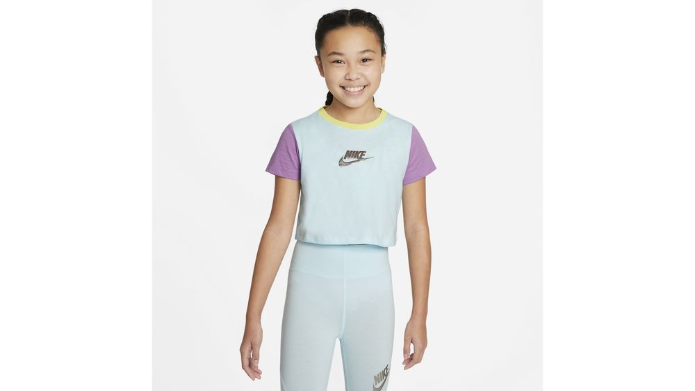 Nike Crop T-Shirt - Girls' Grade School