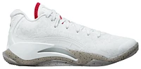 Jordan Boys Michael Zion 3 - Boys' Grade School Basketball Shoes White/Grey/University Red