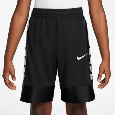 Nike Boys Nike Dri-FIT Elite 23 Stripe Shorts - Boys' Grade School Black/White Size L