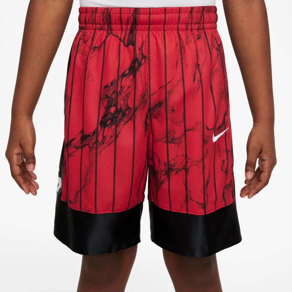 Nike Boys Dri-FIT Elite 23 Printed Shorts - Boys' Grade School Black/White/Red