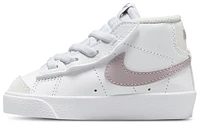 Nike Boys Blazer Mid '77 - Boys' Toddler Basketball Shoes White/Phantom/Light Violet Ore