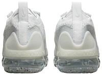 Nike Womens Nike Air VaporMax Flyknit 2021 - Womens Running Shoes White/White/Silver Size 06.5