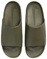 Nike Mens Calm Slides - Shoes Med Olive/Med Olive/Gum Brown