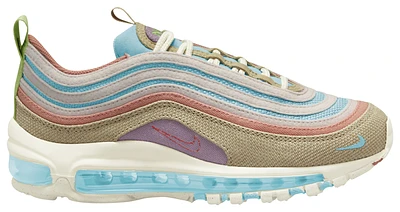 Nike Boys Air Max 97 SE - Boys' Grade School Shoes Blue/White/Wheat