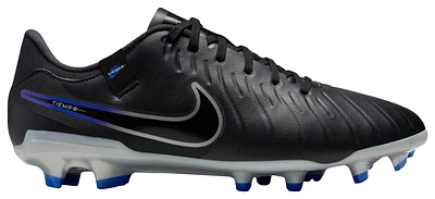 Nike Mens Legend 10 Academy FG/MG - Soccer Shoes Black/Chrome