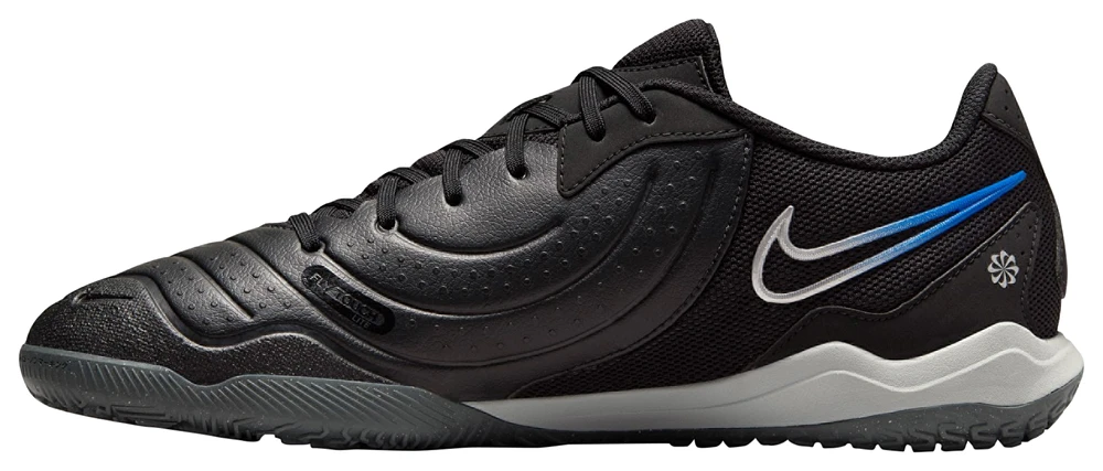 Nike Mens Legend 10 Academy IC - Soccer Shoes Black/Hyper Royal/Chrome