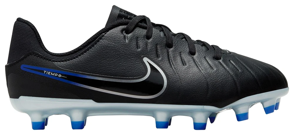 Nike Boys Legend 10 Academy FG/MG - Boys' Grade School Soccer Shoes Black/Chrome/Hyper Royal