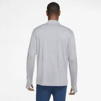 Nike Mens Nike Dri-FIT Top Half-Zip - Mens Reflective Silver/Grey Fog/Smoke Grey Size M