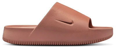 Nike Womens Nike Calm Slides - Womens Shoes Terra Blush/Terra Blush/Terra Blush Size 05.0