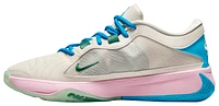 Nike Mens Zoom Freak 5 - Basketball Shoes Light Orewood/Medium Soft Pink/Blue Lightning