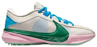 Nike Mens Zoom Freak 5 - Basketball Shoes Light Orewood/Medium Soft Pink/Blue Lightning