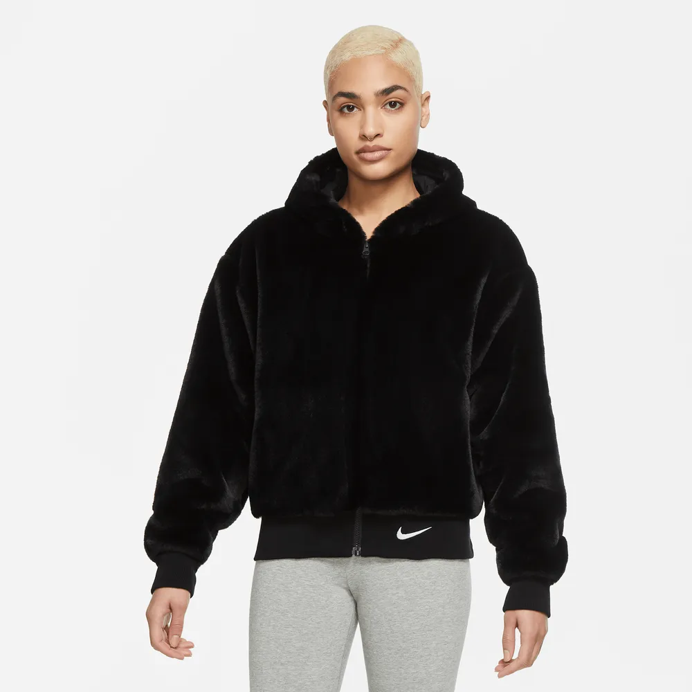 Nike Faux Fur Jacket - Women's