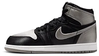 Jordan Girls Retro 1 Hi OG T - Girls' Preschool Shoes Black/Grey/White