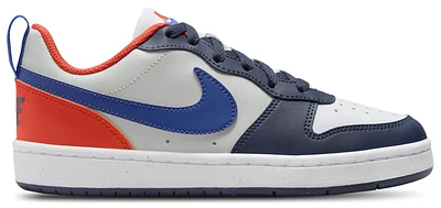 Nike Boys Court Borough Low Recraft - Boys' Grade School Shoes Hyper Royal/Team Orange/Midnight Navy