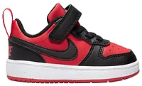 Nike Boys Court Borough Low Recraft - Boys' Toddler Running Shoes Red/White/Black