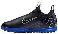 Nike Boys Zoom Vapor 15 Academy TF - Boys' Grade School Soccer Shoes Black/Chrome/Hyper Royal