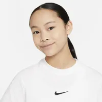 Nike Girls Essential Boxy T-Shirt - Girls' Grade School White