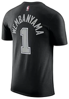 Jordan Mens Victor Wembanyama Spurs Essential Statement N&N T-Shirt - Black/Grey