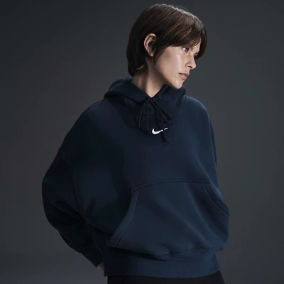 Nike Womens PHNX Fleece OS Pullover Hoodie