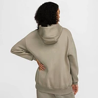 Nike Womens Phoenix Fleece OS Pullover Hoodie - Light Army/Sail