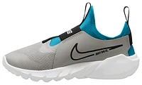 Nike Boys Flex Runner 2 - Boys' Grade School Running Shoes Light Iron Ore/Black/Blue Lightning