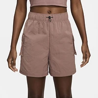 Nike Womens Essential Woven Shorts - Black/Smokey Mauve