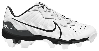 Nike Boys Alpha Huarache 4 Keystone - Boys' Grade School Baseball Shoes White/Black/Anthracite