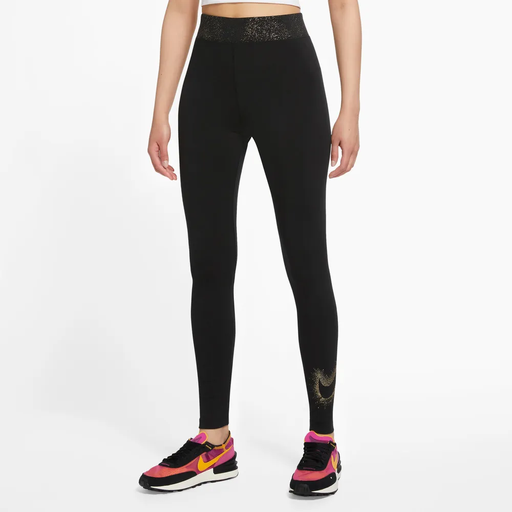 Nike Womens Stardust GX Tight - Black/Gold