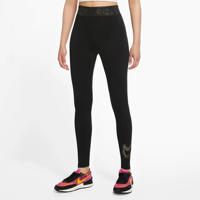 Nike Womens Club High Waist Leggings - Black/Anthracite