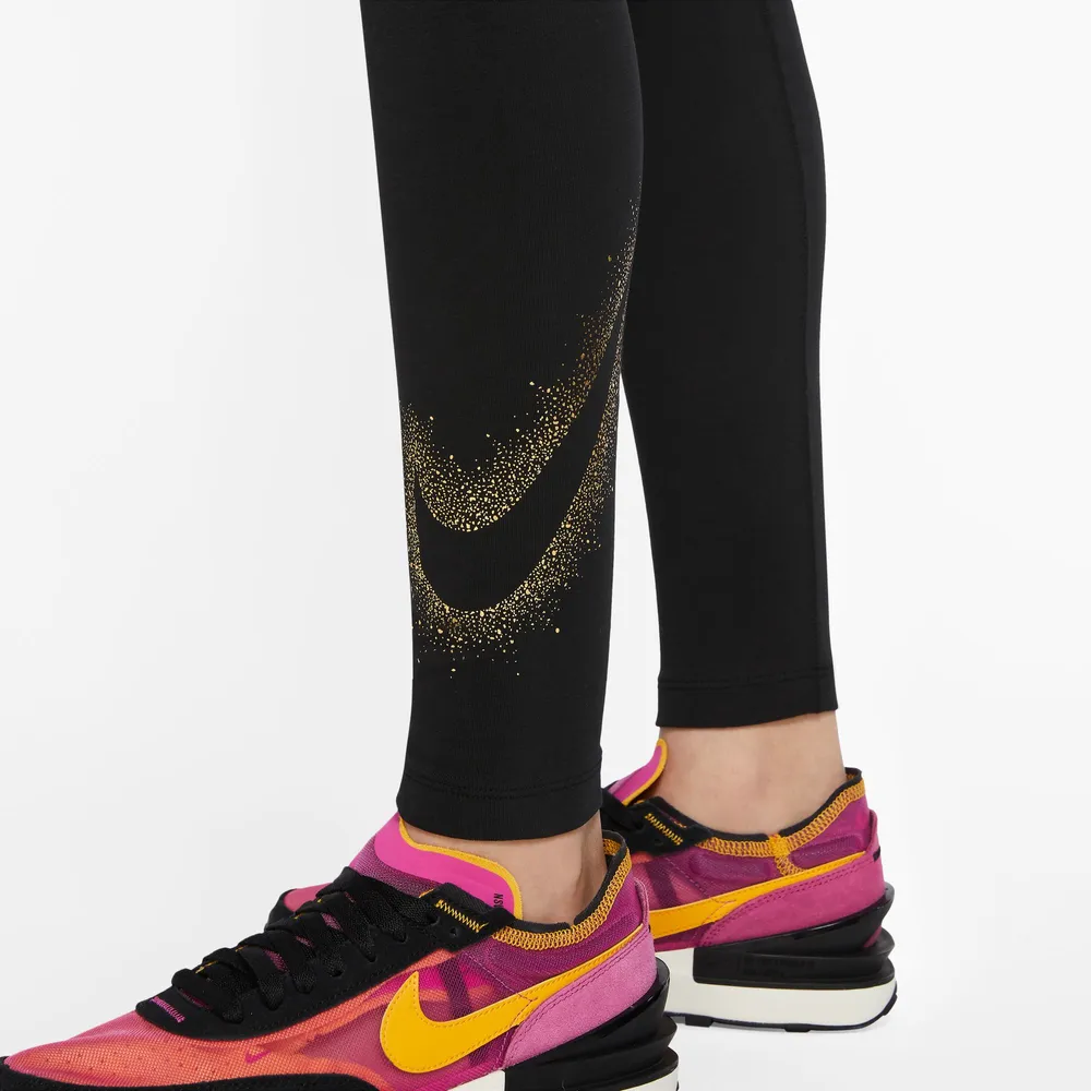 Nike Womens Stardust GX Tight - Black/Gold